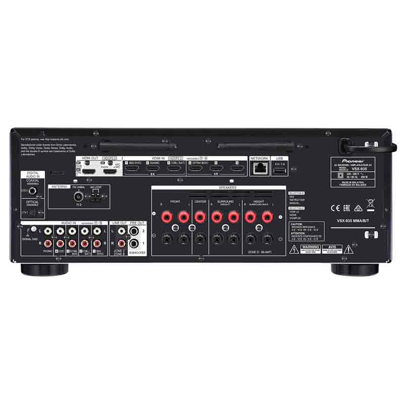 Pioneer VSX-935 - 7.2-Channel Network AV Receiver